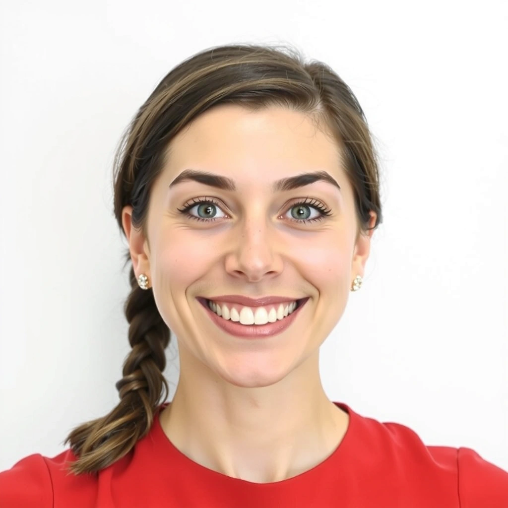 Retrato profesional de una nutricionista sonriente